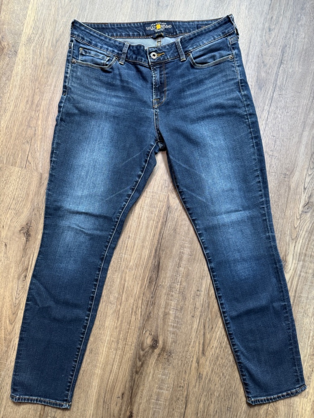 Lucky Brand Lolita Skinny Ankle Jeans Medium Dark Wash 10